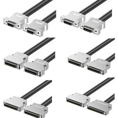 PVC SCSI Cable Female to Female for Disk Arrays and MO Drives 28AWG Cord