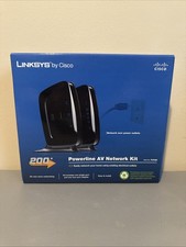 Cisco Linksys PLK300 200Mbps Powerline AV Network Kit - NIB- SEALED