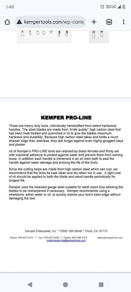 Kemper Tools PT110 3/4" Square Trimming Tool  - Image 3 of 3
