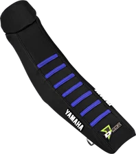 D'COR VISUALS Seat Cover - Black/Blue - YZ '23-'26 30-50-500