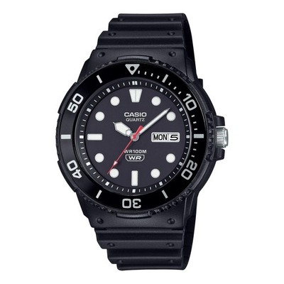 Casio Men s Black Analog Watch with Black Dial - MRW-230H-1E1V