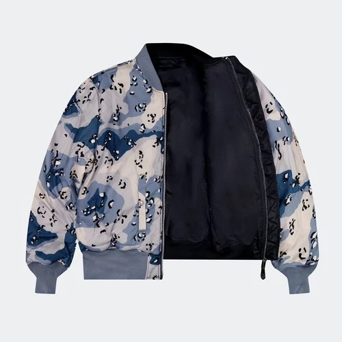 XL - QILO x WHITEPHOSPHOR - MA1 Bomber Black & Blueberry Choco Chip - NOT SUPDEF image 6