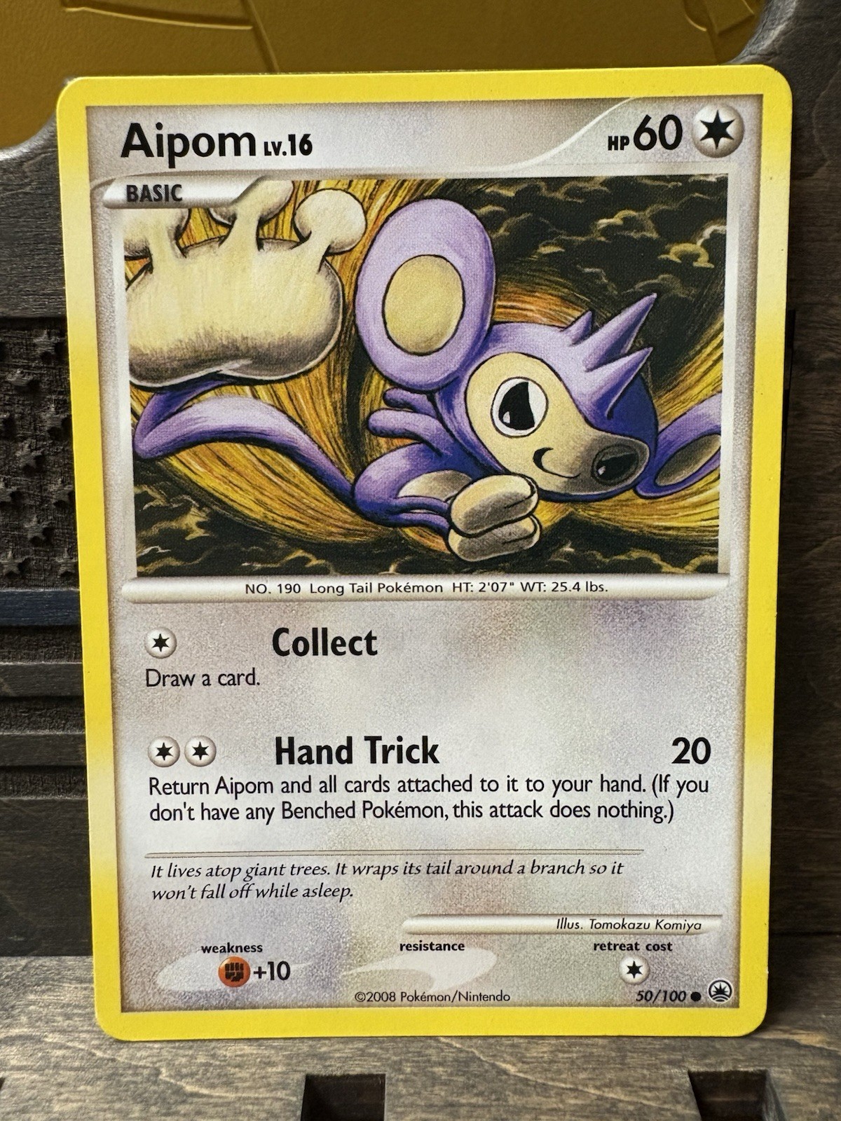 Aipom 50/100 Majestic Dawn Tomokazu Komiya NM