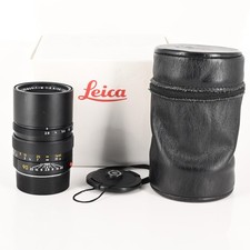 Leica 11807 90mm f2.8 Elmarit-M Black E46 Lens 556