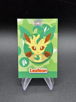 Leafeon Button Cracked Ice Holo Pokemon Lets Go Eevee Database Peru US Seller