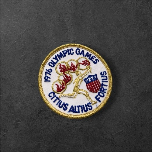 Vintage 1976 olympics 3 Inch patch NOS - product listing photo