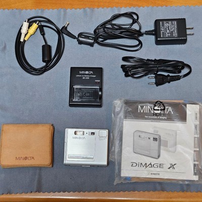 MINOLTA DiMAGE X Compact Digital Camera Tested Working Seller