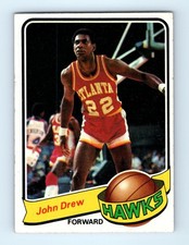 John Drew Atlanta Hawks 1979 Topps Basketball Card #118 Vintage