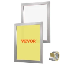VEVOR Screen Printing Kit,2 Pieces Aluminum Silk Screen Printing Frames,20x24inc