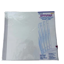 Memories Forever Scrapbooking Postbound Refill 5 Pages 12 X 12 New