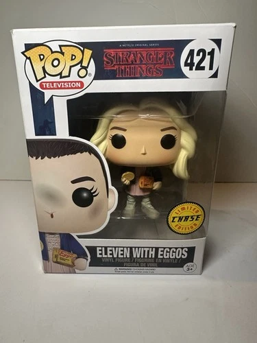 Funko Pop Eleven with Eggos #421 Vinyl Figure Stranger Things Chase Variant