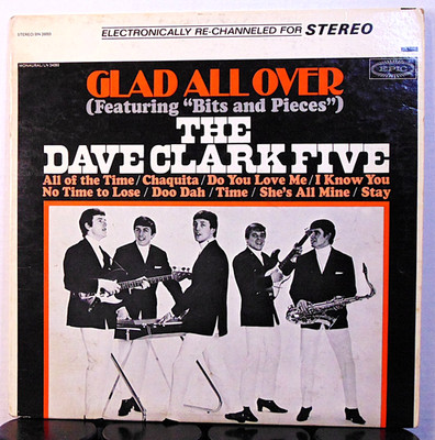 The Dave Clark Five   Glad All Over - 1964 Epic Rock Beat Vinyl LP Record Album