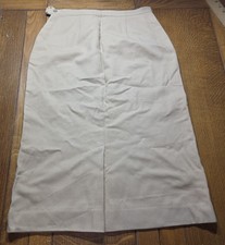 Vintage 60s Lofties by Lawrence Tan Leaf Embroidered Wool Skirt 28" Waist
