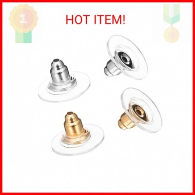 DSOMHZ Earring Backs-Earring Backs for Droopy Ears/Studs/Heavy Earring -100pcs E