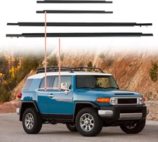 for Toyota FJ Cruiser 07-14 Door Belt Molding Weatherstrip (FRONT & REAR SET) 