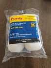 2 Pack Purdy - Jumbo White Dove Mini Woven Roller Cover 4.5" Wide, 3/4" Core — photo 2