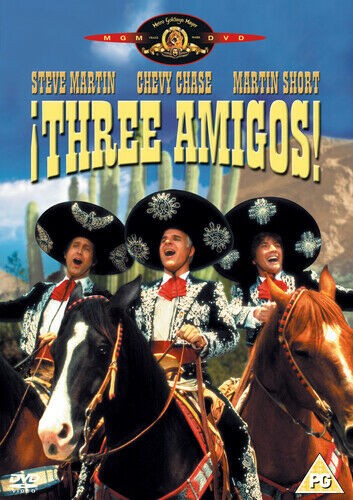 Three Amigos! (2001) Steve Martin Landis DVD Region 2 New & Sealed - Imagen 1 de 1