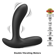 Prostate-Vibrating-Massager-Anal-Butt-Plug-G-spot Dildo Sex Toys For Women Men