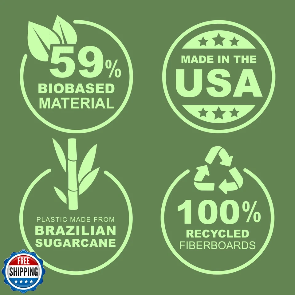 Anel D Samsill à base de plantas 3 polegadas durável, feito nos EUA, View Bind - Imagem 3 de 4