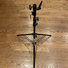 Manfrotto tripod Italy tall stand photoflex photography Foldable Black