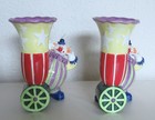 Fitz Floyd Clown Bud Vase, Gift Gallery, Shooting Cannon — photo 2