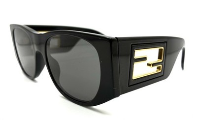 FENDI FE40109I FE 40109I 01A Black Sunglasses 54-18-145 Rx  display picture 2