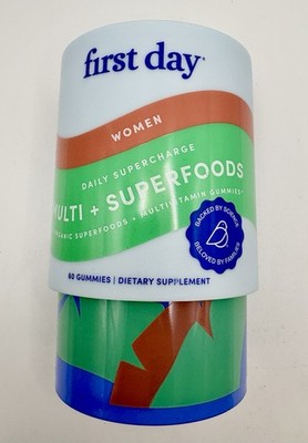 FIRST DAY Multivitamin for Women - Daily Womens Multivitamin Gummies Exp 5/2026
