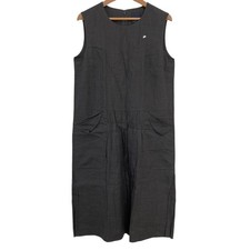 mina perhonen Nordic linen sleeveless dress, size 38, gray Women USED