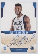 2015-16 Panini Absolute Next Day Auto Justin Anderson #ND-JA Auto u6m