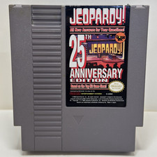 Jeopardy 25th Silver Anniversary Edition Nintendo NES Game Cartridge Sleeve