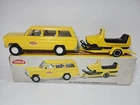 1970 Mini Tonka Toys #1081 Jeep Wagoneer w/Snowmobile & Trailer LNOB