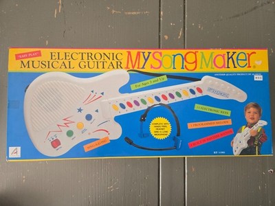 ALARON My Song Maker 1993 Electronic Musical Guitar Easy Play RY-1180 NIB