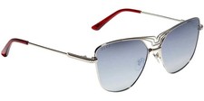 Diff Polarized Silver-Tone Navigator Sunglasses w/ Gradient Lens - SDFTHOR580GRE