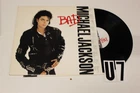 Michael Jackson Bad with Lyric Inner Record lp original vinyl album