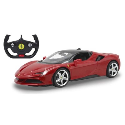 Jamara Ferrari SF90 Stradale 1:14 rot 2,4GHz Ferngesteuertes Auto mit Fahrlicht