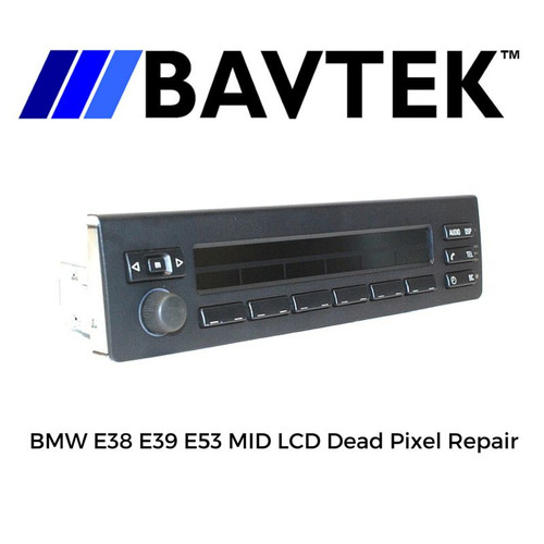 BMW E53 X5 3.0i 4.4i 4.6is 4.8is MID Radio Display LCD Pixel Repair Service 1Yr - Picture 4 of 6