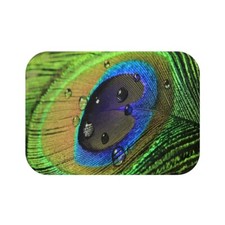 Unique 24x17 WOOD OR MINK LOOK bath mat by Word Art