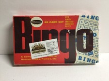 Vintage Whitman Bingo Game 4617 For Young And Old, Made in USA Complete!