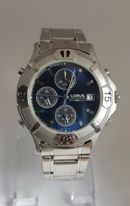 lorus chronograph 100m