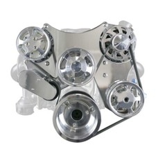 Chevy Small Block Sbc Polished Serpentine Front Drive System W Ps Reservoir Chevy Small Block Sbc Polished Serpentine Front Drive System W Ps Reservoir