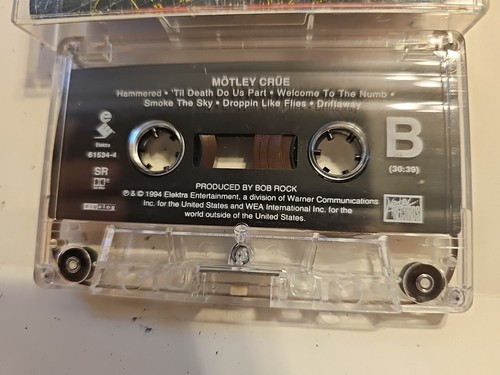 Motley Crue - Self-Titled (Cassette Tape, 1994 Hair Metal Sunset Strip Glam - Picture 3 of 7