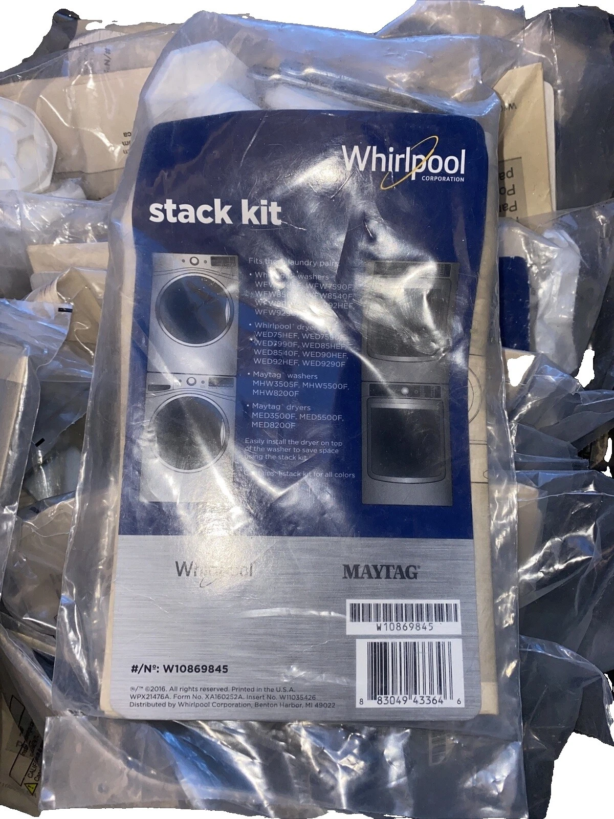 Kits de apilamiento Whirlpool partes
