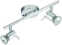 2Fl. Deckenleuchte Deckenlampe Badleuchte Spots Strahler Chrom Surfline IP44
