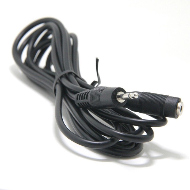 2.5mm TS Monaural Mini Mono Audio M/F Extension Cable for Harmony IR