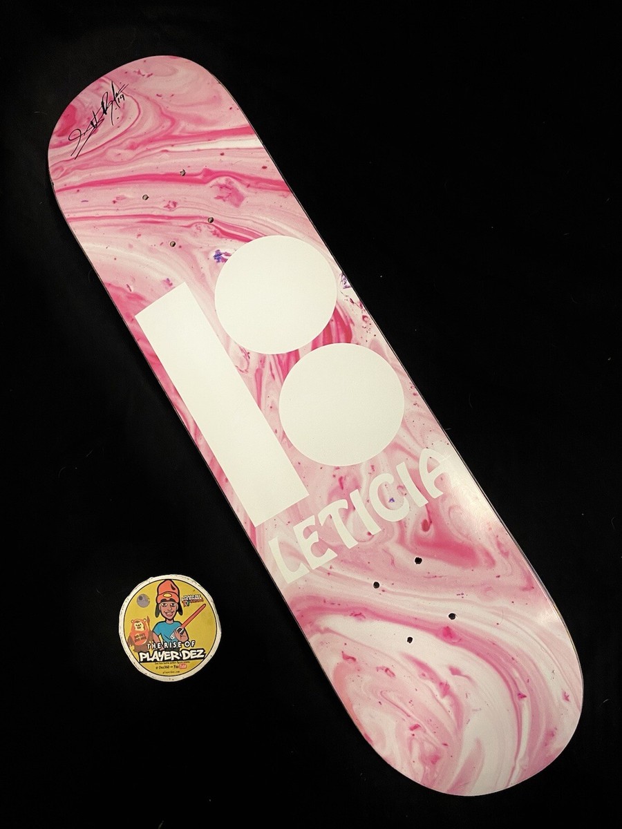 RARE SIGNED Leticia Bufoni PLAN B Skateboard Deck First Edition