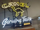 Vintage Camel Genuine Taste Neon LightTabacco advertising