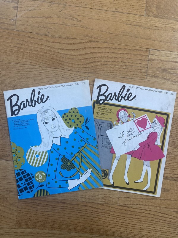 Mattel Barbie Magazine 1966 Fan Club Lot 