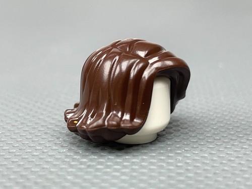 LEGO Dark Brown Female Minifigure Hair Short Swept Sideways 20877 (x1) - Picture 4 of 9