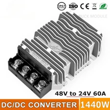 36V 48V to 24V 40A 60A Step-down DC to DC Converter Regulator Buck Truck Boat