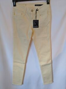 Easter SALE NWT Black Orchid Jewel Mid-Rise Jeggings Jeans Yellow Ikat 24 